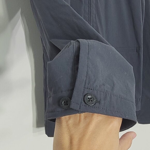 Royal Robbins Men's Black Nylon Blend Pocket Zip Up Casual Collar Jacket Size S - Picture 4 of 12